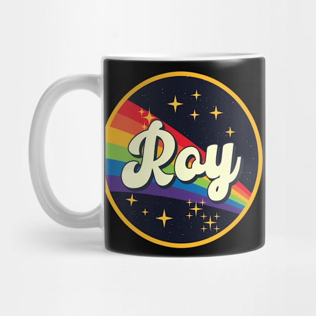 Roy // Rainbow In Space Vintage Style by LMW Art